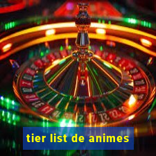 tier list de animes